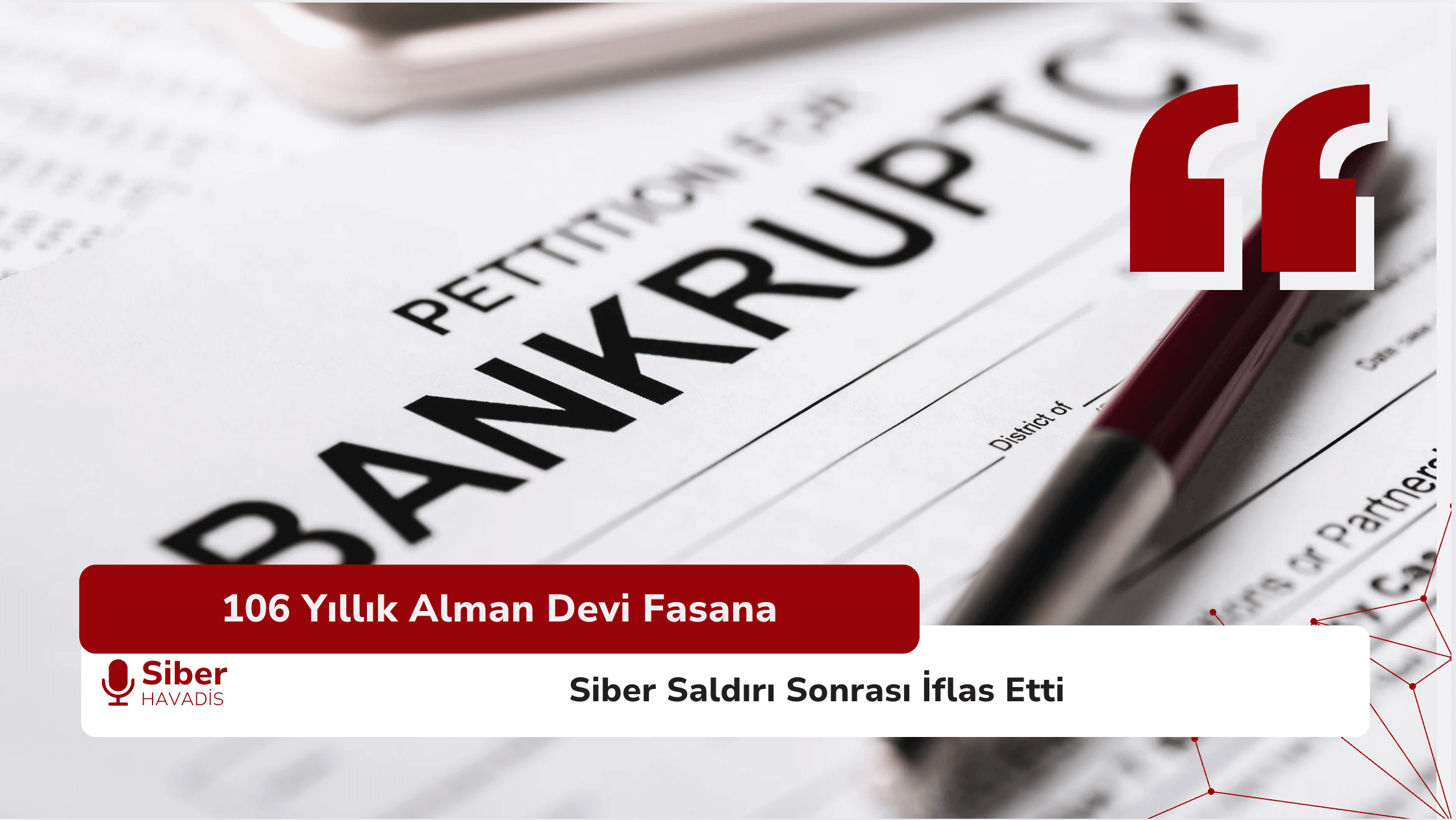 106 Yıllık Alman Şirketi Fasana, Fidye Yazılımı Saldırısı Sonrası İflasını Açıkladı