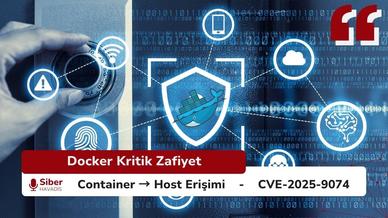 Docker Desktop’ta Kritik Açık: CVE-2025-9074 (CVSS 9.3)