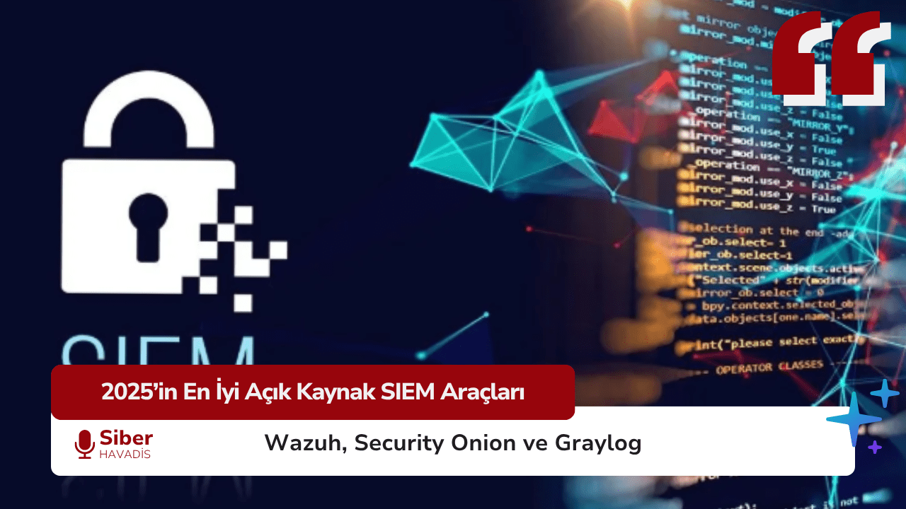 2025’in En İyi Açık Kaynak SIEM Araçları: Wazuh, Security Onion ve Graylog
