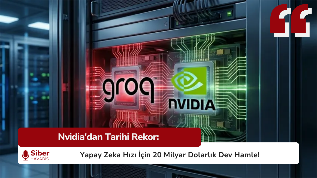 Nvidia’dan Tarihi Rekor: Yapay Zeka Hızı İçin 20 Milyar Dolarlık Dev Hamle!
