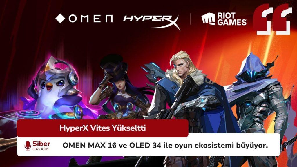 HyperX, Oyun Ekosistemini Genişletiyor HyperX oyun ekosistemi kapsamında OMEN MAX 16 dizüstü bilgisayar, OMEN OLED 34 monitör ve Clutch Tachi arcade kontrolcüsü tanıtımı