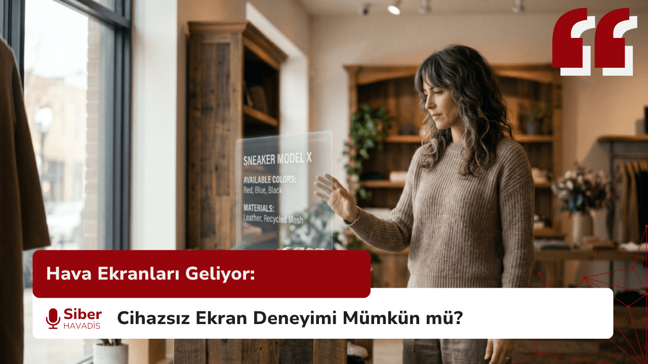 Hava Ekranları Geliyor: Cihazsız Ekran Deneyimi Mümkün mü?