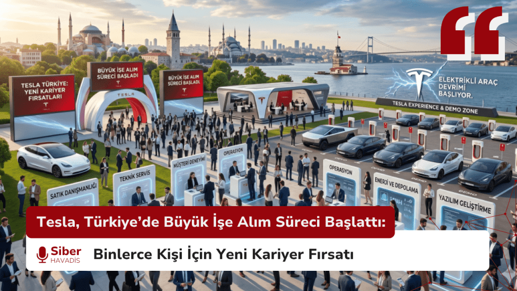 Tesla, Türkiye’de Büyük İşe Alım Süreci Başlattı: Binlerce Kişi İçin Yeni Kariyer Fırsatı Tesla, Türkiye’de Büyük İşe Alım Süreci Başlattı: Binlerce Kişi İçin Yeni Kariyer Fırsatı