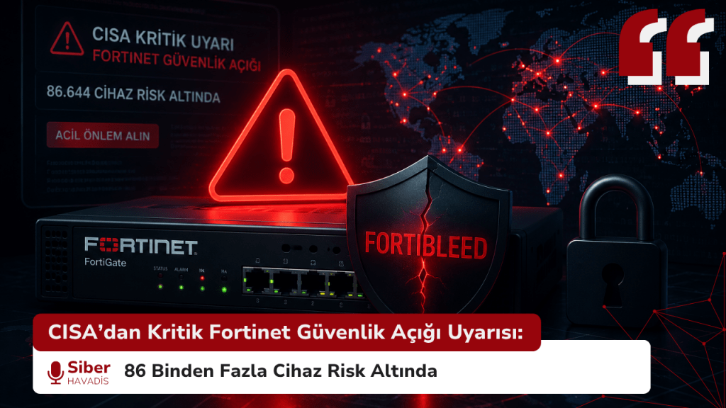 CISAdan Kritik Fortinet Guvenlik Acigi Uyarisi