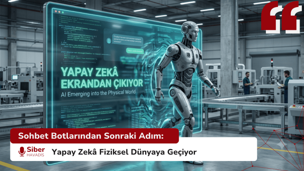 Sohbet Botlarından Sonraki Adım: Yapay Zekâ Fiziksel Dünyaya Geçiyor