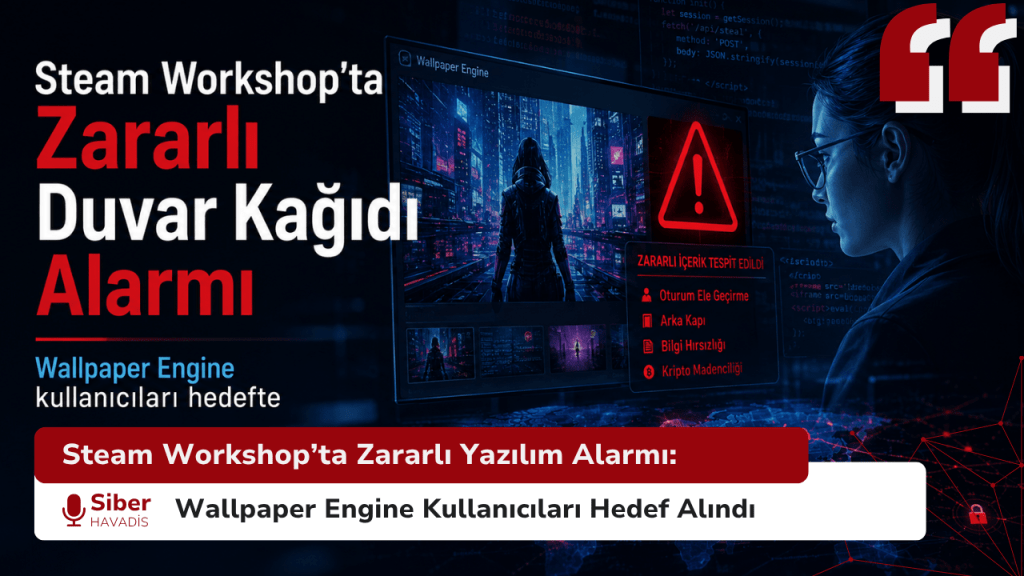 Steam Workshop’ta Zararlı Yazılım Alarmı: Wallpaper Engine Kullanıcıları Hedef Alındı Steam Workshop’ta Zararlı Yazılım Alarmı: Wallpaper Engine Kullanıcıları Hedef Alındı