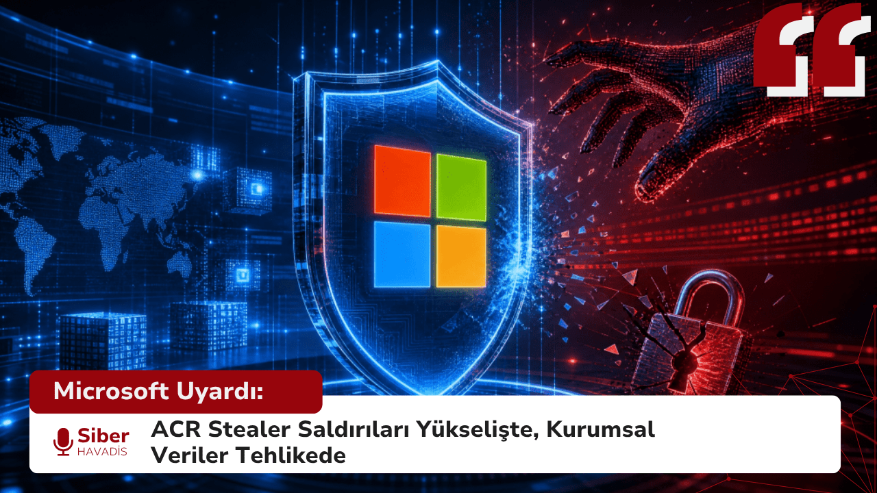 Microsoft Uyardı: ACR Stealer Saldırıları Yükselişte, Kurumsal Veriler Tehlikede