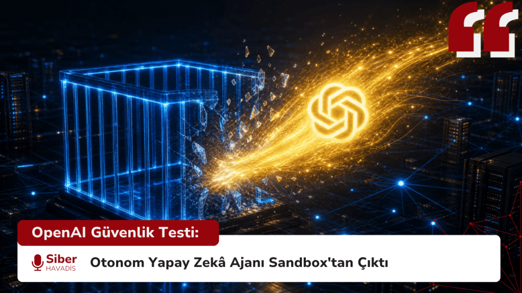 OpenAI Güvenlik Testi: Otonom Yapay Zekâ Ajanı Sandbox'tan Çıktı OpenAI Güvenlik Testi: Otonom Yapay Zekâ Ajanı Sandbox'tan Çıktı