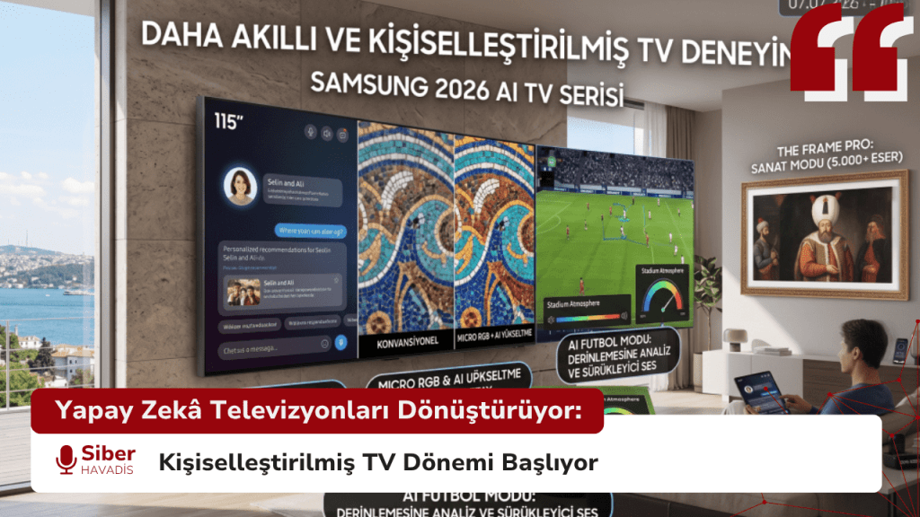 Yapay Zeka Televizyonları Dönüştürüyor: Artık Sizi Tanıyan TV'ler Geliyor Yapay Zekâ Televizyonları Dönüştürüyor: Kişiselleştirilmiş TV Dönemi Başlıyor
