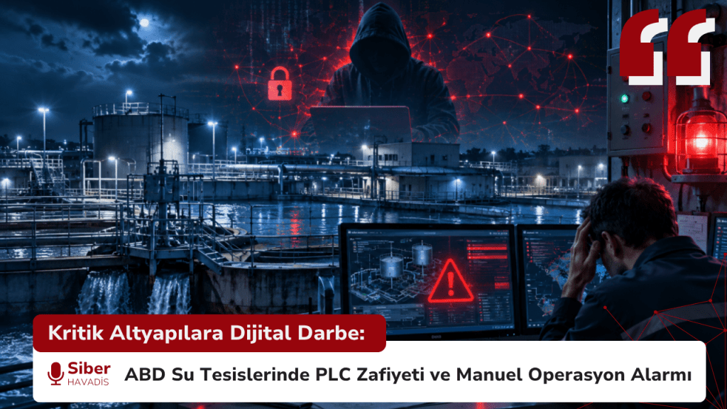 Kritik Altyapılara Dijital Darbe: ABD Su Tesislerinde PLC Zafiyeti ve Manuel Operasyon Alarmı Kritik Altyapılara Dijital Darbe: ABD Su Tesislerinde PLC Zafiyeti ve Manuel Operasyon Alarmı