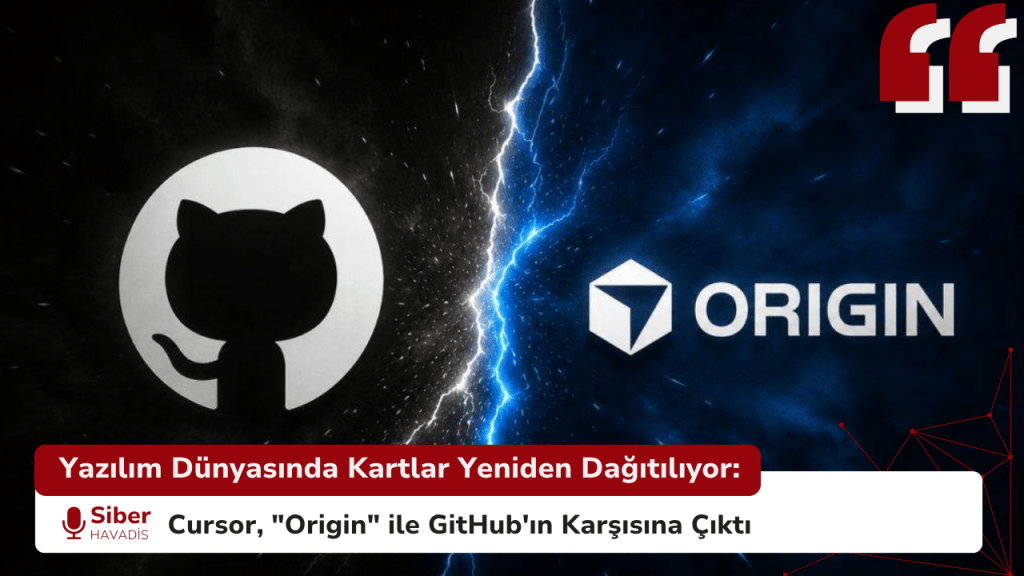 Yazılım Dünyasında Kartlar Yeniden Dağıtılıyor: Cursor, "Origin" ile GitHub'ın Karşısına Çıktı Yazılım Dünyasında Kartlar Yeniden Dağıtılıyor: Cursor, "Origin" ile GitHub'ın Karşısına Çıktı