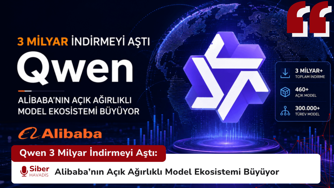 Qwen 3 Milyar İndirmeyi Aştı: Alibaba’nın Açık Ağırlıklı Model Ekosistemi Büyüyor