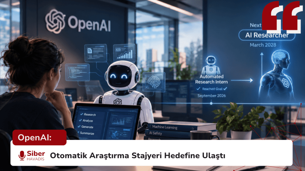OpenAI: Otomatik Araştırma Stajyeri Hedefine Ulaştı OpenAI: Otomatik Araştırma Stajyeri Hedefine Ulaştı