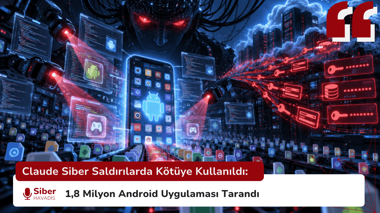 Claude Siber Saldırılarda Kötüye Kullanıldı: 1,8 Milyon Android Uygulaması Tarandı