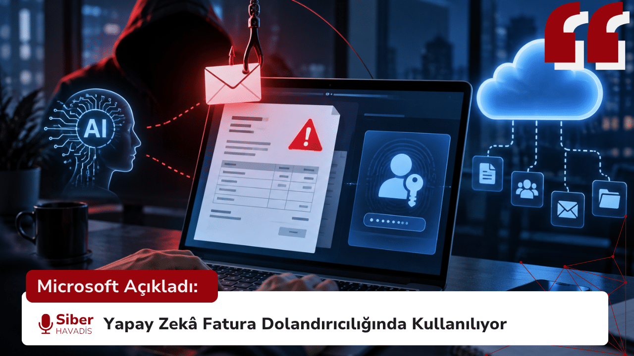 Microsoft Açıkladı: Yapay Zekâ Fatura Dolandırıcılığında Kullanılıyor