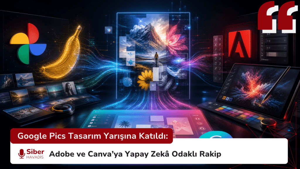 Google Pics Tasarım Yarışına Katıldı: Adobe ve Canva’ya Yapay Zekâ Odaklı Rakip