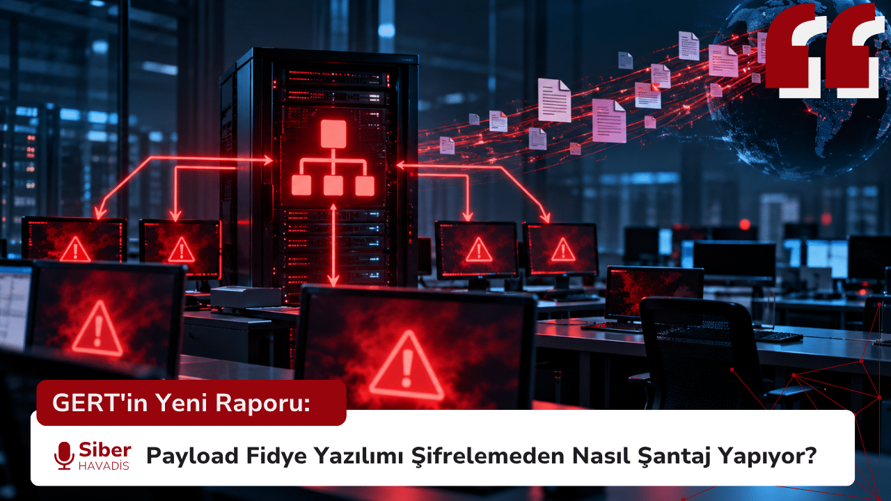 GERT’in Yeni Raporu: Payload Fidye Yazılımı Şifrelemeden Nasıl Şantaj Yapıyor?