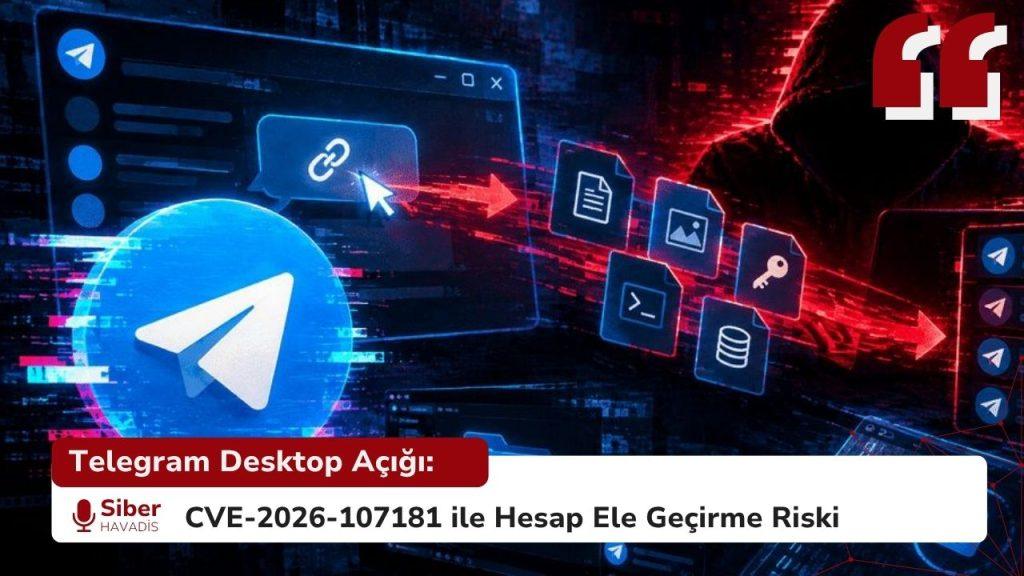 Telegram Desktop Açığı: CVE-2026-107181 ile Hesap Ele Geçirme Riski