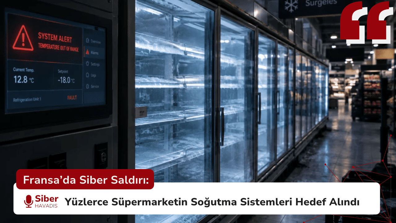 Fransa’da Siber Saldırı: Yüzlerce Süpermarketin Soğutma Sistemleri Hedef Alındı