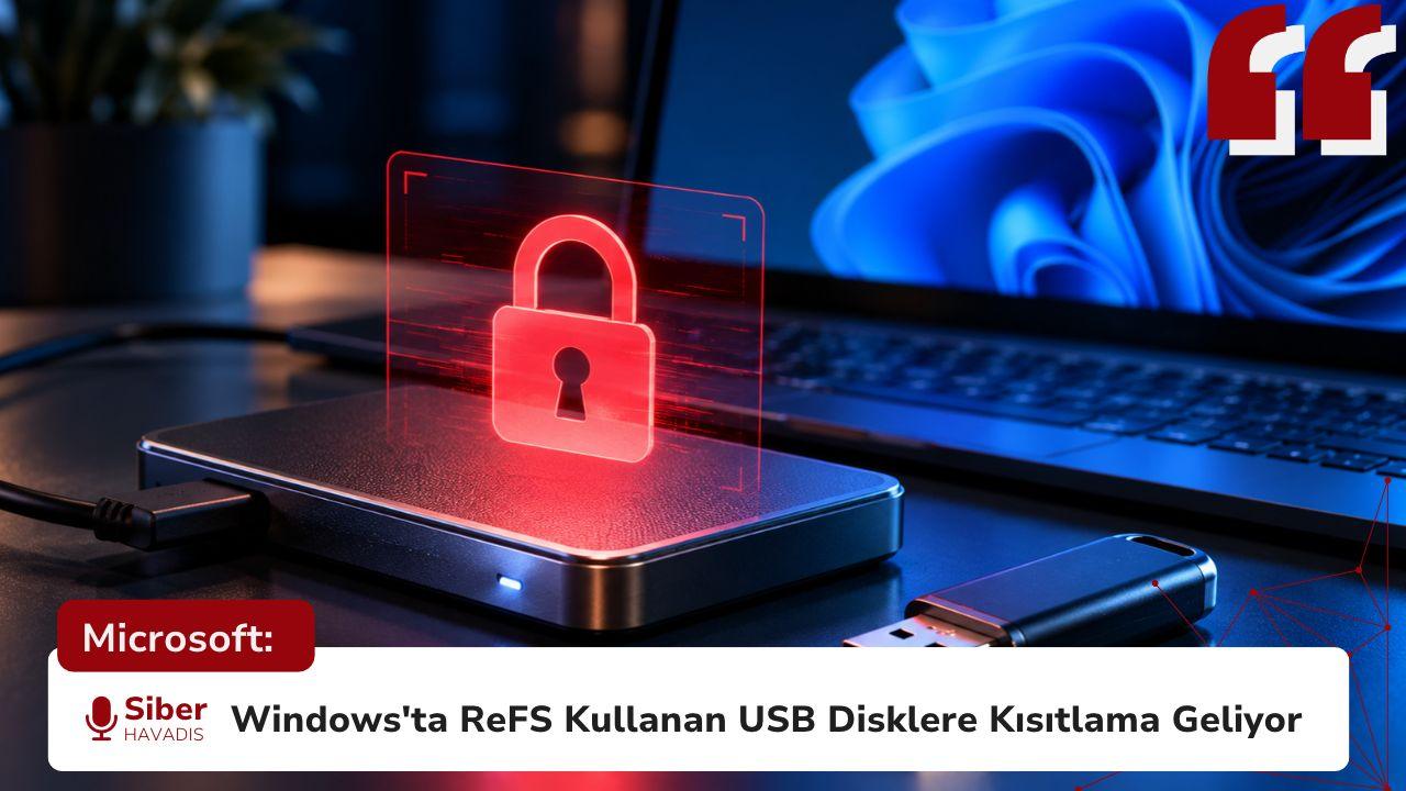 Microsoft: Windows'ta ReFS Kullanan USB Disklere Kısıtlama Geliyor SiberhavadisSablonu1 3