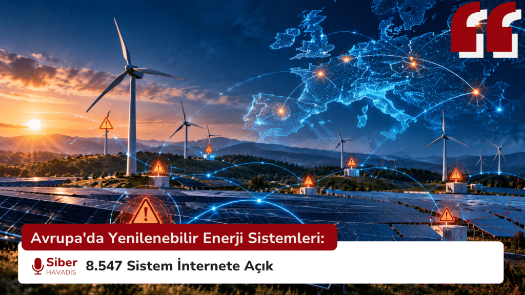 Avrupa'da Yenilenebilir Enerji Sistemleri: 8.547 Sistem İnternete Açık Avrupa'da Yenilenebilir Enerji Sistemleri: 8.547 Sistem İnternete Açık
